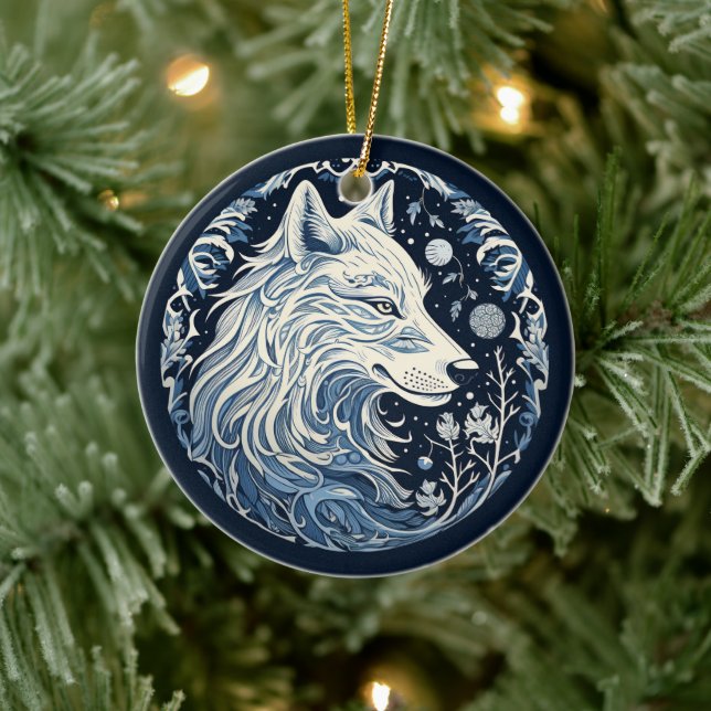 Nordiska Vargen Ornament (Träd)