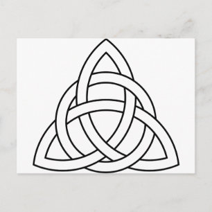 nordiska viking för saxon för trinityfnurra celtic vykort