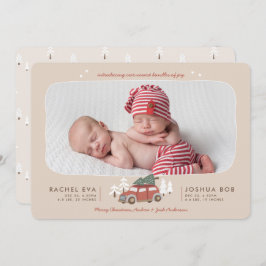 Nordiska vintern Nya Twillingar Första jul-Helgdag Julkort