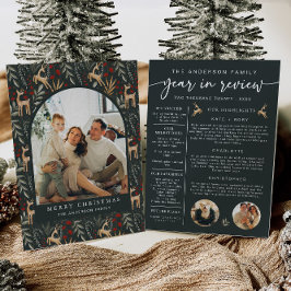 Nordiskt år i nyhetsbrev för granskningskortfamilj julkort