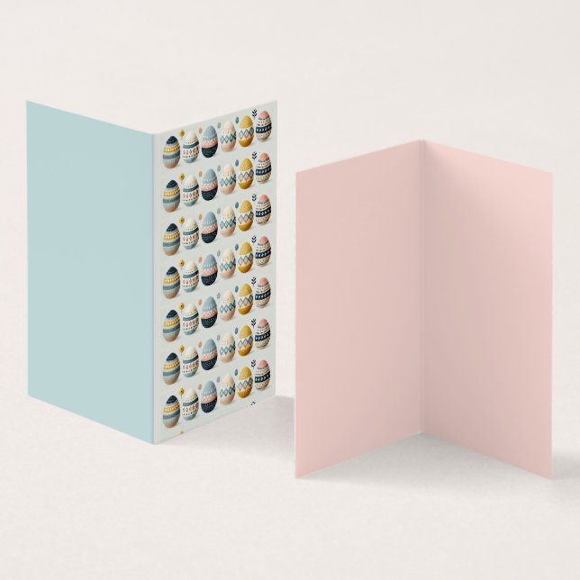 Nordiskt Påsk-kort Kort (In- och utsida)