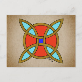 Nordiskt skydd mot kök eller Witch Knot Vykort