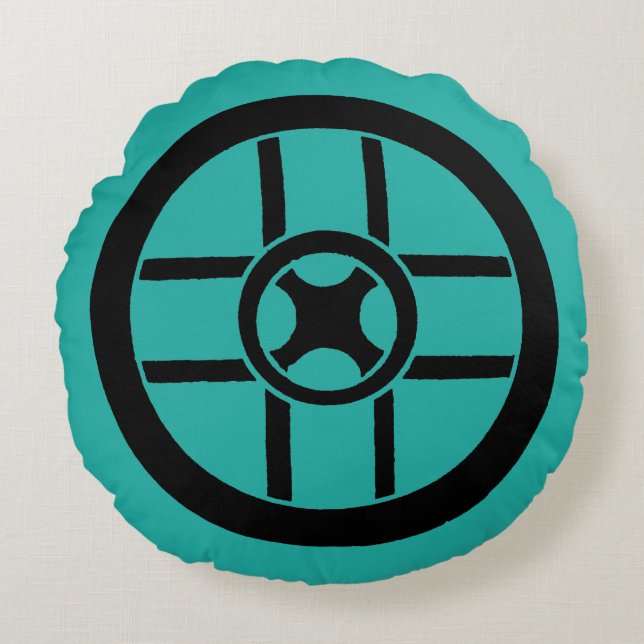 Nordiskt symbol: Rulla kor Rund Kudde (Framsidan)