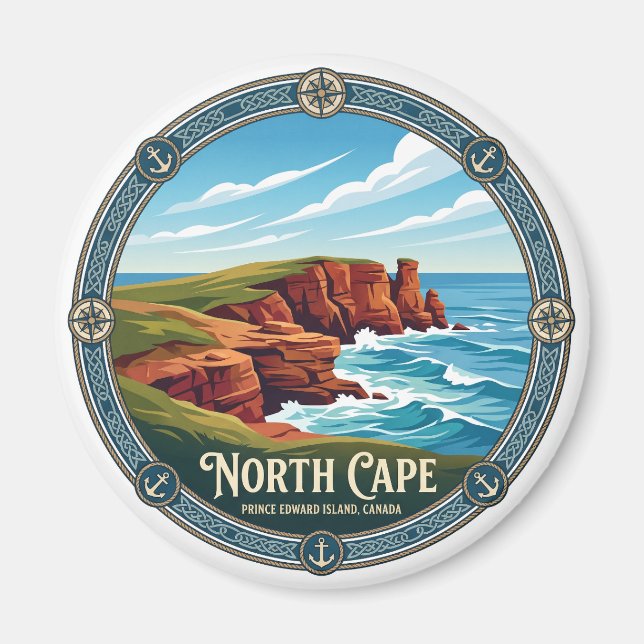 Nordkap Kanada Magnet (Framsidan)