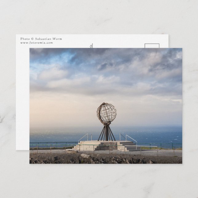 Nordkap Norge Vykort (Fram/baksida)