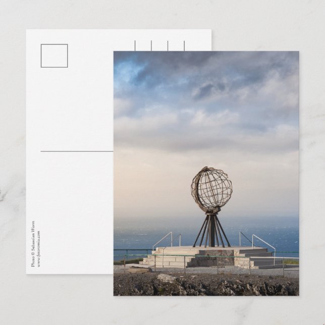 Nordkap Norge Vykort (Fram/baksida)