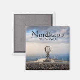 Nordkapp Coordinates Magnet