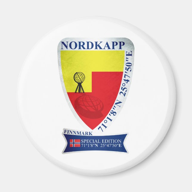 Nordkapp Magnet (Framsidan)