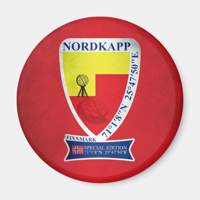 Nordkapp Magnet (Framsidan)