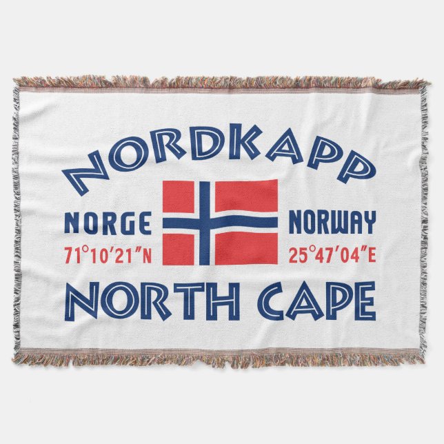 NORDKAPP-Norge-filt Mysfilt (Framsidan)