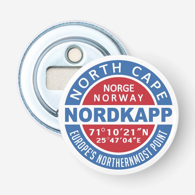 NORDKAPP Norge flaska öppnare (Framsidan)