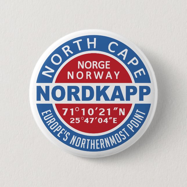 NORDKAPP-Norge-knappar Knapp (Framsida)