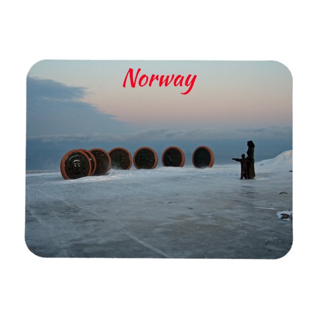 Nordkapp, Norge Magnet (Horisontell)