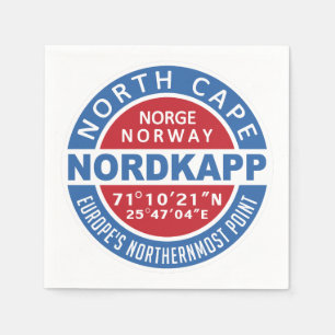 NORDKAPP Norge pappra blöjor Pappersservett