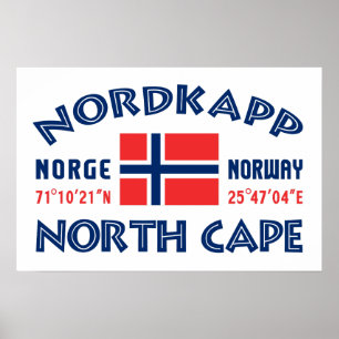 NORDKAPP-Norge poster