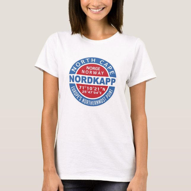 NORDKAPP Norge shirts & jacka Tee Shirt (Framsida)