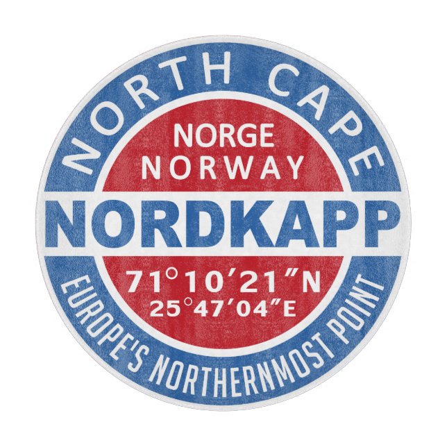 NORDKAPP-Norge-skärningspanel (Framsidan)