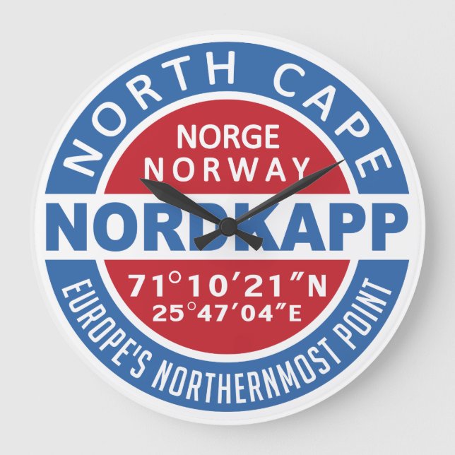NORDKAPP-Norgens väggklocka (Framsida)