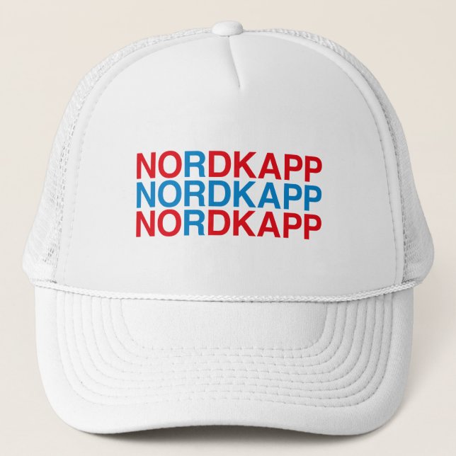NORDKAPP Norska Flagga Keps (Framsida)