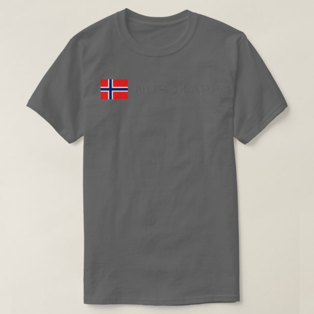 Nordkapp Northcape Norway T Shirt (Design framsida)