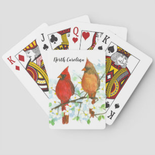 Nordkardinalerna North Carolina Birds Casinokort