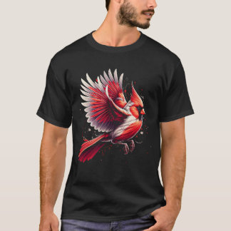 Nordkardinalfåglar Älskare Watcher Birding T Shirt