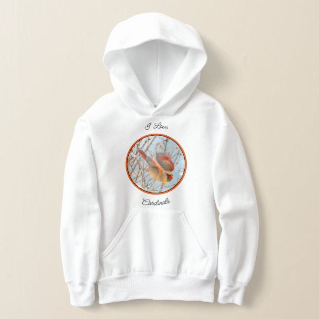 Nordkardinalflygning - originalfoto t shirt (Laydown)