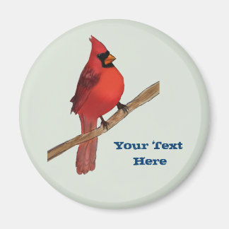 Nordkardinalrödfåglar Magnet