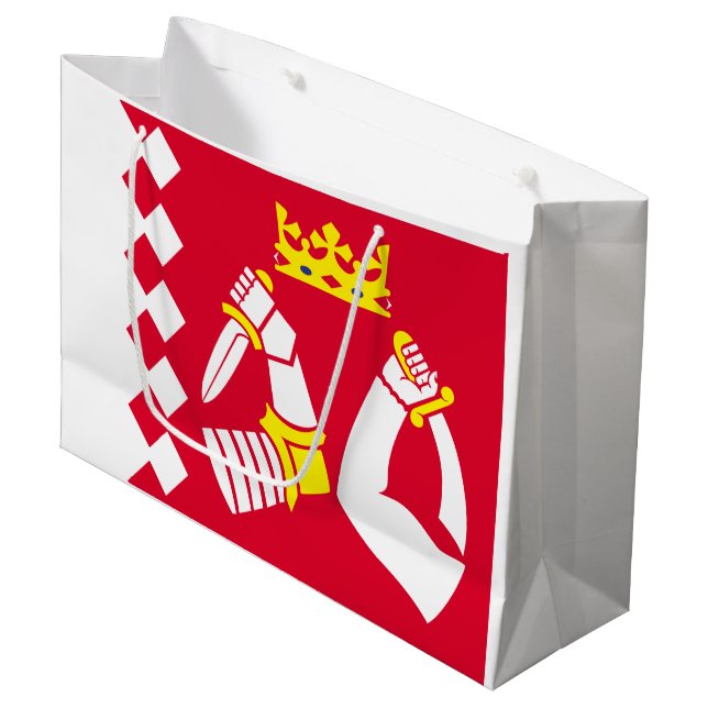 Nordkarelen Flagga (Framsidan Vinklad)