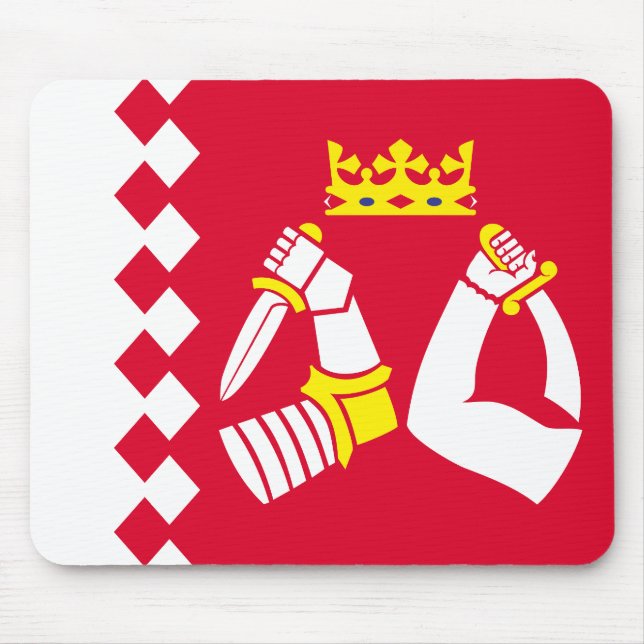 Nordkarelen Flagga Musmatta (Framsidan)