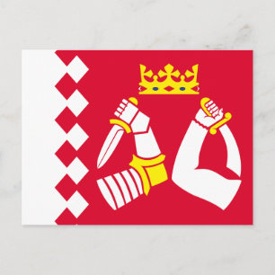 Nordkarelen Flagga Vykort