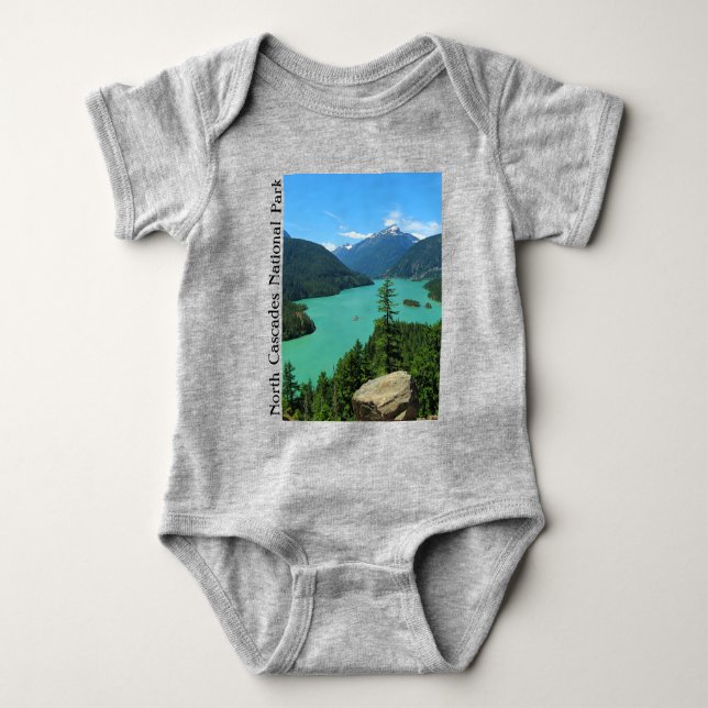 Nordkaskadsregionen i Sjö T Shirt (Framsida)