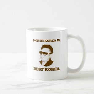 Nordkorea är bäst Korea Kaffemugg