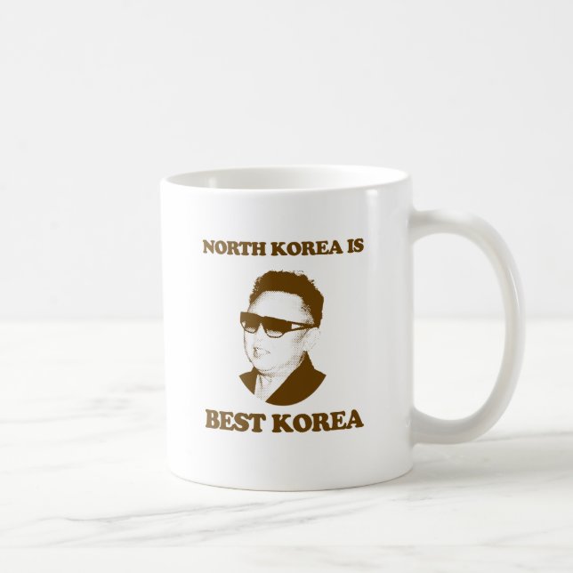 Nordkorea är bäst Korea Kaffemugg (Höger)
