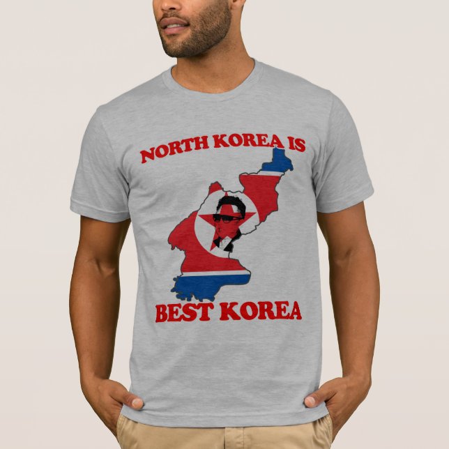Nordkorea är bäst Korea T-shirt (Framsida)