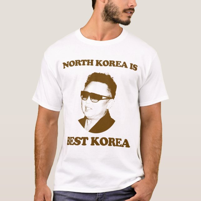 Nordkorea är bäst Korea T Shirt (Framsida)