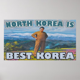 Nordkorea = Bästa Korea Poster