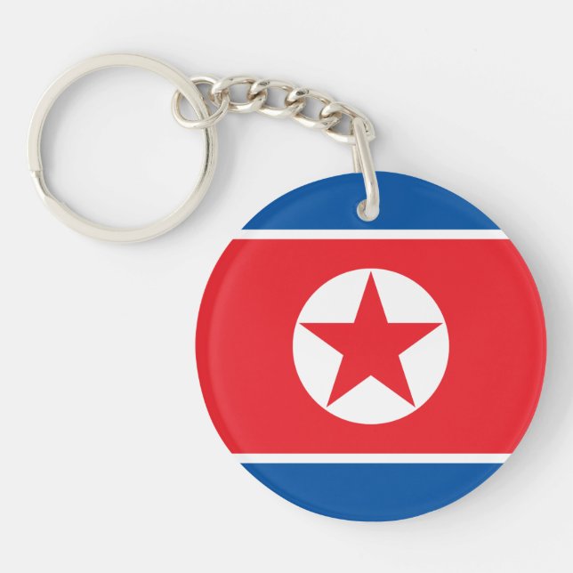 Nordkorea Flagga (Framsidan)