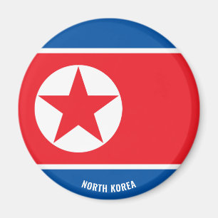 Nordkorea Flagga Charming Patriotic Magnet