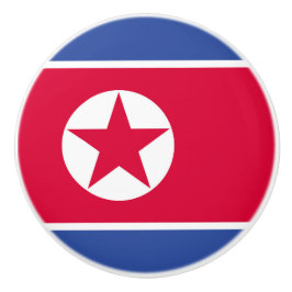 Nordkorea flagga knopp