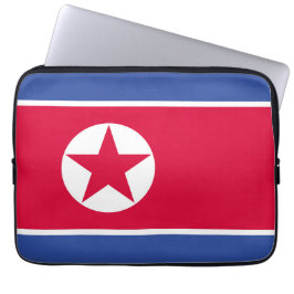 Nordkorea flagga laptop fodral