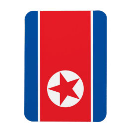 Nordkorea Flagga Magnet