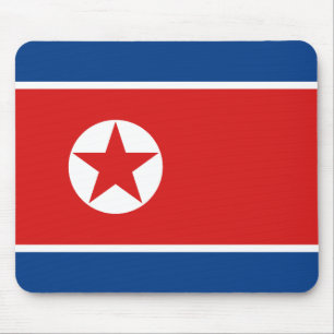 Nordkorea flagga Mousepad Musmatta