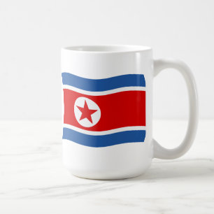 Nordkorea Flagga Mugg