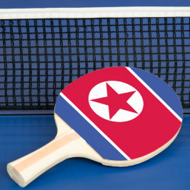 Nordkorea flagga pingisracket