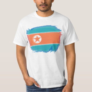 Nordkorea flagga t shirt