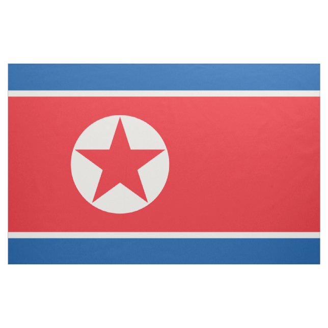Nordkorea flagga tyg (Yard)