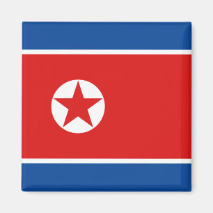 Nordkorea flaggamagnet magnet