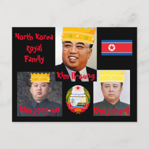 Nordkorea* Kim Boys vykort