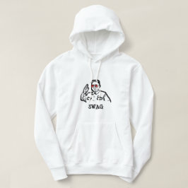 Nordkorea, Kim Jong Un Swag - Lustiga Tees Sweatshirt Med Luva